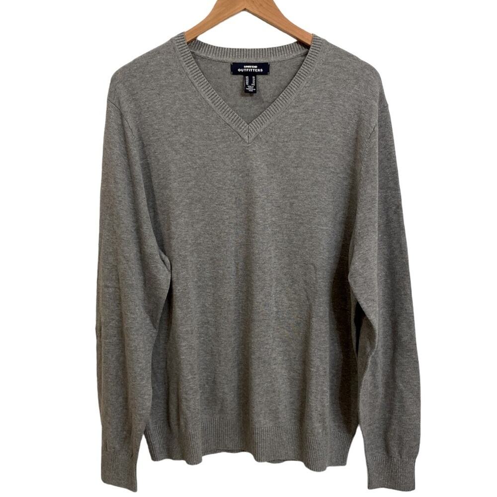 Lands' End Outfitters Men's V-Neck Sweater Size XL